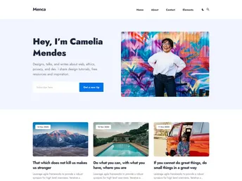 Menca Hugo Theme screenshot