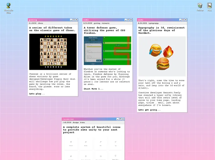 The Indie Web screenshot